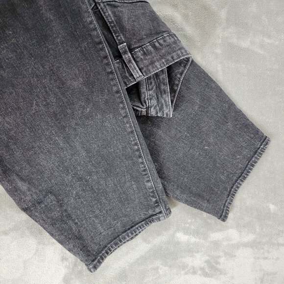 Old Navy Womens Jeans 22W Plus OG Straight Leg Black Denim High Rise SL26E - Picture 4 of 9